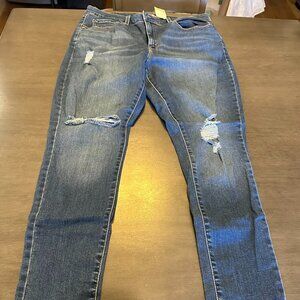 Levis 721 High Rise Skinny Womens Size 34 Jeans